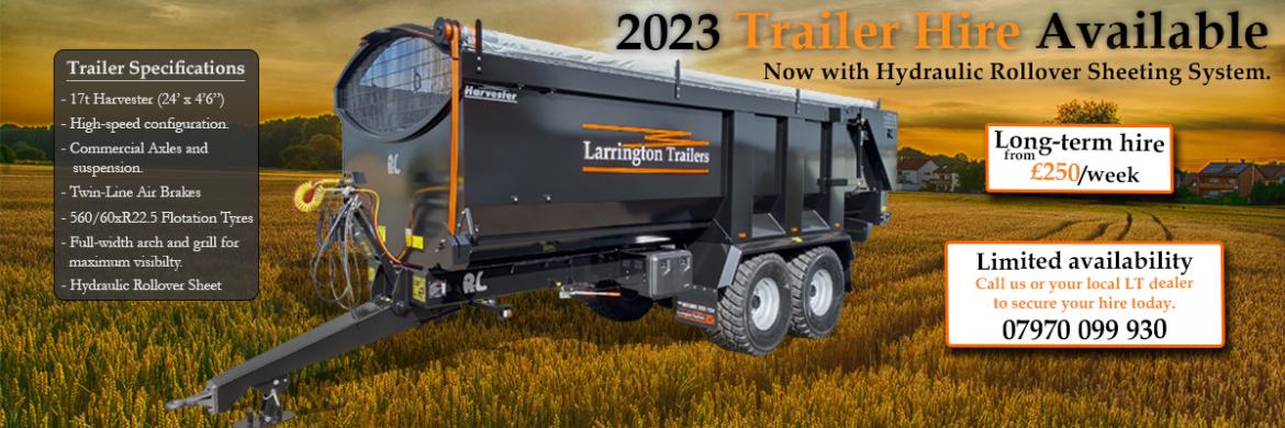 2023 Hire Trailers - Now with Hydraulic Sheeting System